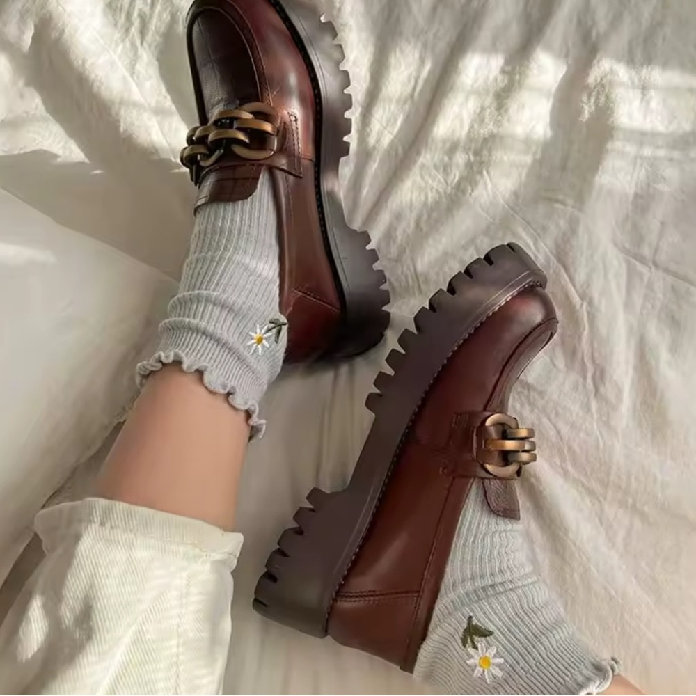 Genuine leather Brown Loafers